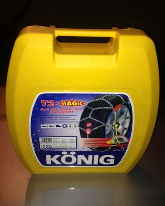 CATENE DA NEVE KONIG T2 MAGIC 4X4 mod 225 camper
