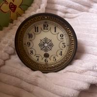 Quadrante antico con ghiera ottone per pendolo