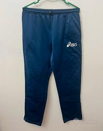 Pantaloni Tuta Asics Team Blu Uomo Taglia M
