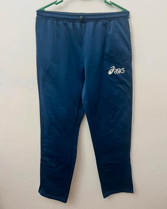 Pantaloni Tuta Asics Team Blu Uomo Taglia M