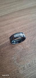 Anello harley davidson fedina nera 
