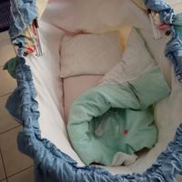 culla in bambù vintage 