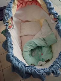 culla in bambù vintage 