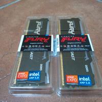 RAM DDR5 Kingston Fury Beast RGB 6000 Mhz CL30