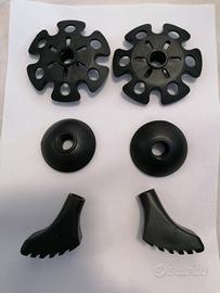 Set di ricambi/accessori per bastoncini da trekkin