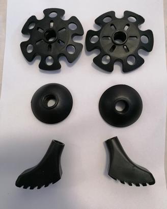 Set di ricambi/accessori per bastoncini da trekkin