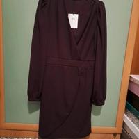 Abito corto vinaccio