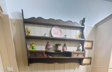 Piattaia in legno massello