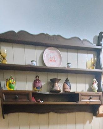 Piattaia in legno massello