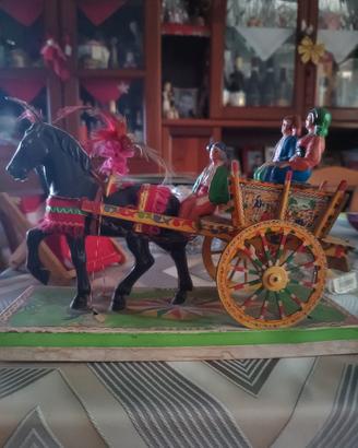 carretto siciliano grande soprammobile 