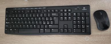 Tastiera e mouse logitech mk270
