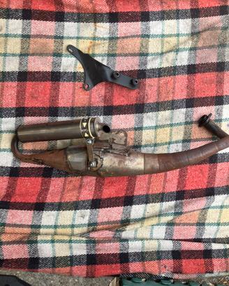 Marmitta 70cc con silenziatore arrow