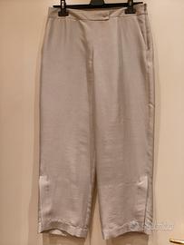 pantaloni 100% seta Giorgio Armani 