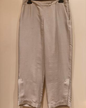 pantaloni 100% seta Giorgio Armani 
