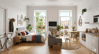 MONOLOCALE con TERRAZZO e GARAGE / TALENTI