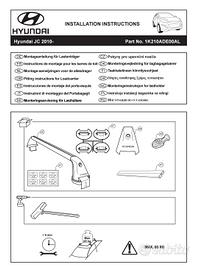 Portapacchi Hyundai ix20, barre tetto