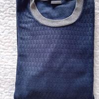 Pigiama lungo uomo blu e grigio XXL 7 lovable