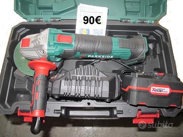 smerigliatrice a batteria ricaricabile parkside