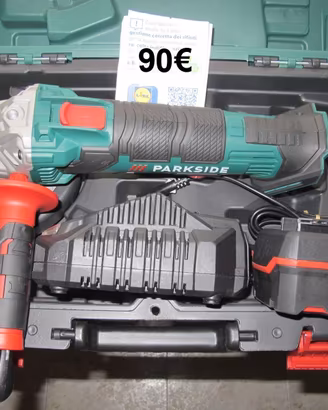 smerigliatrice a batteria ricaricabile parkside