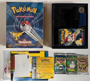 Pokemon mazzo tempesta completo 3 buste(cd sealed)