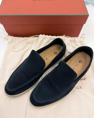 Mocassini Loro Piana Summer Walk 40,5 blu