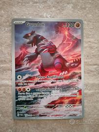 Pokémon carta Groudon full art  PAR 199