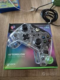 Controller PDP Afterglow trasparente per Xbox e Pc
