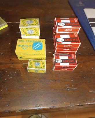 Fermagli zincati Leone/Aquila vintage