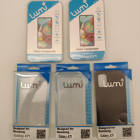 Samsung Galaxy A71 cover+vetro