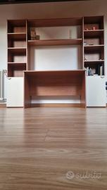 Libreria con scrivania