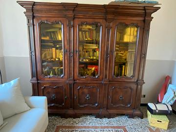 Libreria in legno massello