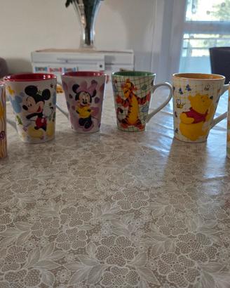 set 6 tazze mug disney collezione Nestle 