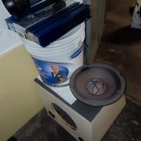 subwoofer 25 cm coral con amplificatore 