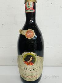 bottiglia di vino Chianti il Ruffino 