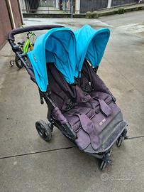 Passeggino gemellare 0+ e 2 navicelle Babymonster