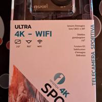 TELECAMERA SPORTIVA 4K Wi-Fi Sensore Sony CMOS