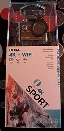 TELECAMERA SPORTIVA 4K Wi-Fi Sensore Sony CMOS