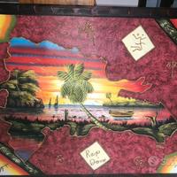 Quadro caraibico su tela