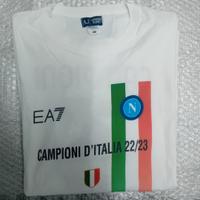 T-shirt EA7 Emporio Armani Ssc Napoli Nuovo 