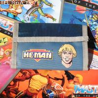 Vintage MASTERS He Man 1987 PORTAFOGLIO + QUADERNI