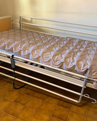 Letto elettrico con materasso antidecubito