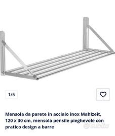 mensola acciaio inox mahlzelt