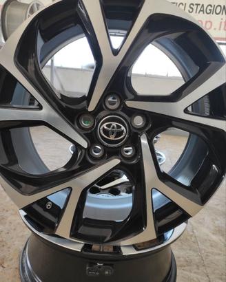 4 CERCHI 18" ORIGINALI TOYOTA ET50 PW457-10001