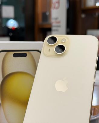 IPHONE 15 128GB GIALLO - IN GARANZIA