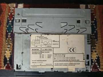 autoradio Mini Disk Sony