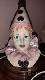 Lampada da tavolo arredo Pierrot Clown –A. Belcari