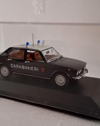 modellino alfa romeo alfetta 1.8 carabinieri