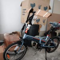 Bici elettrica pieghevole unisex nuova in lega