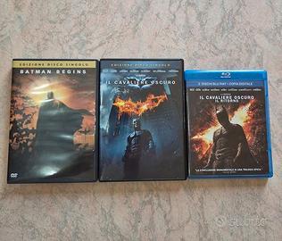 Trilogia Dvd Blu Ray Batman il cavaliere oscuro