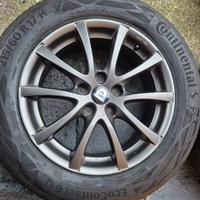 cerchi 17 dacia Duster con gomme estive 